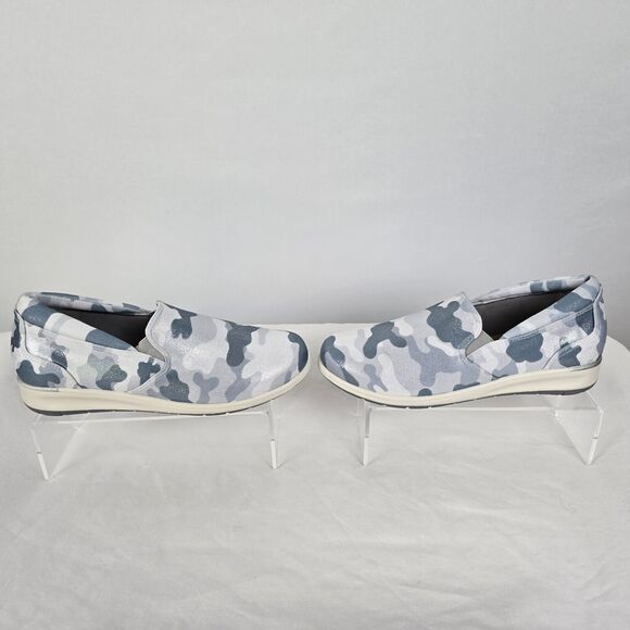 Walking Cradles Slip On Shoes Women's 9 Orleans Gray Metallic Camo W-104754 NIB - Picture 4 of 16